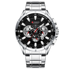 Curren 8363 Silver-Black
