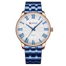 Curren 8422 Blue-Gold-White