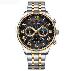 Curren 8427 Silver-Gold-Black Curren 8427 Silver-Gold-Black