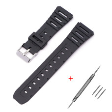 Ремешок для Casio F91W 18mm Black SI Ремешок для Casio F91W 18mm Black SI