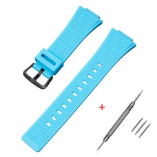 Ремешок для Casio G-Shock GA-100/110 Light Blue BK