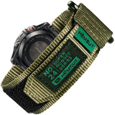 Ремешок для часов Hemsut HS121 Super Strong Nylon Garmin Green 20 mm