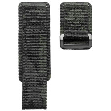Ремешок для часов Hemsut HS131 Military nylon Velcro Camo Black 20 mm